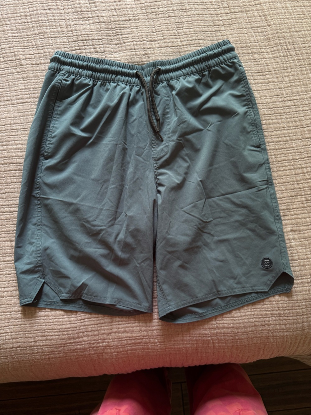 Free Fly Apparel Men's Teal Green Lightweight Performance Shorts